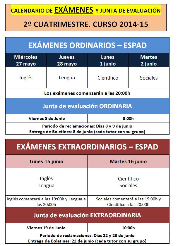 calendarioExamenesESPAD